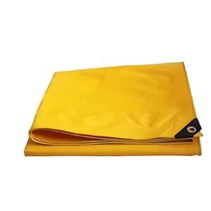 HDPE Tarpaulin 135 GSM UV Stabilized Material, Waterproof, Heavy Duty Material, (Color-Yellow)