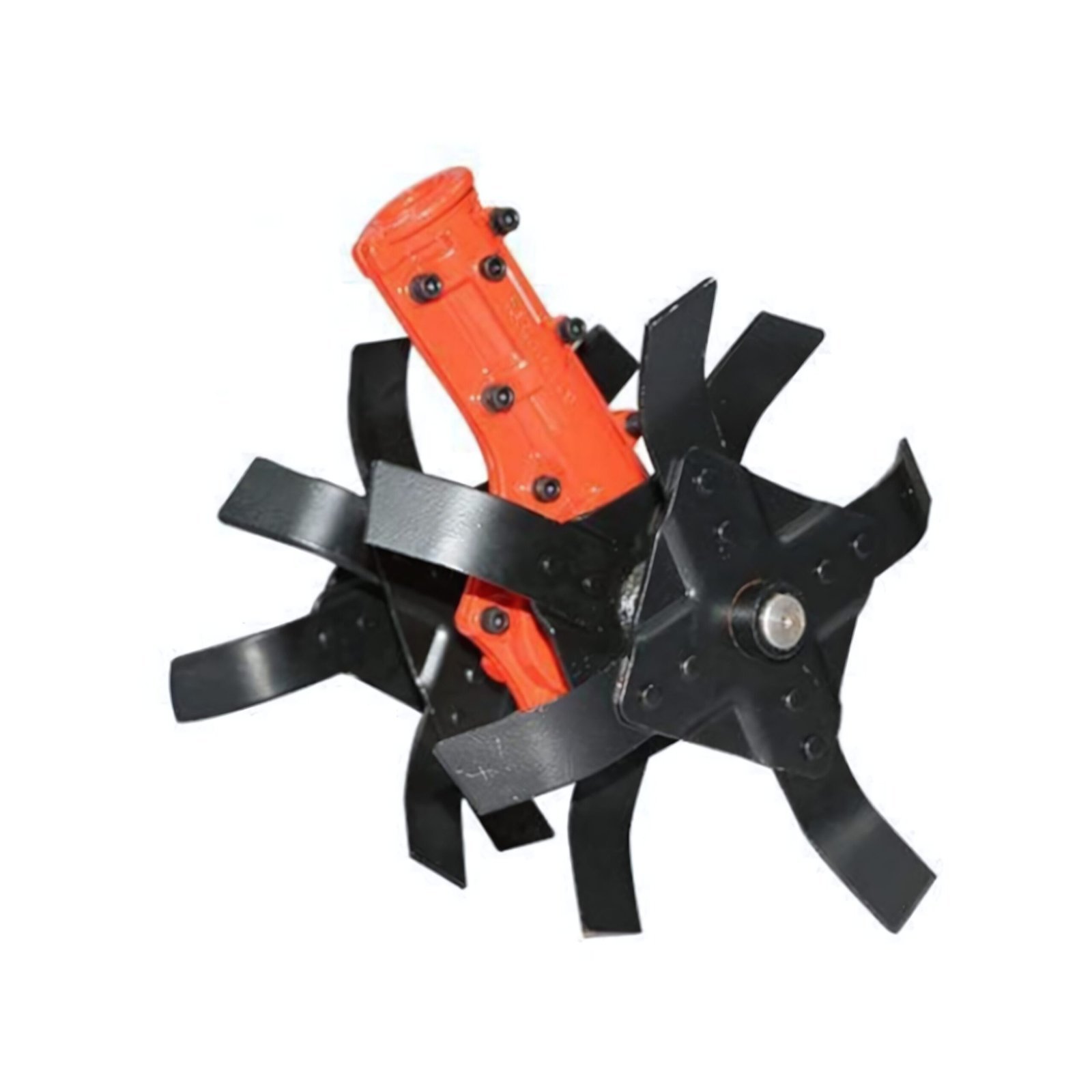 Round Tiller Attachment for Brush Cutter, 28 mm Shaft