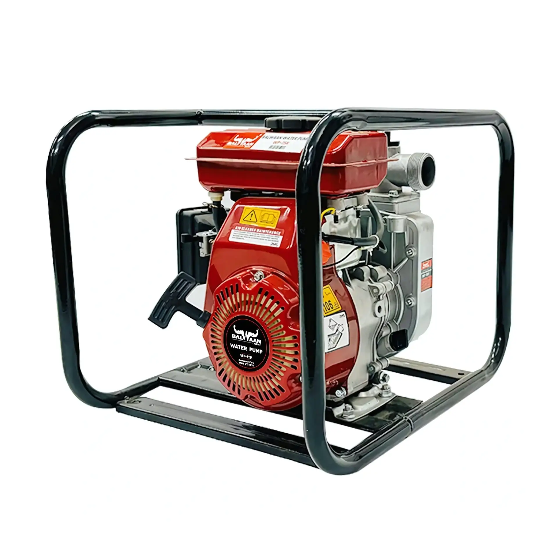 Balwaan WP-15R Water Pump 1.5 Inch Outlet, 98 CC Powerful 4 Stroke Petrol Engine