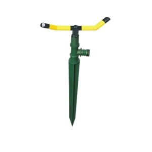 Spike Sprinkler 360 Degree Rotation with 2 Arms Head for Garden Use